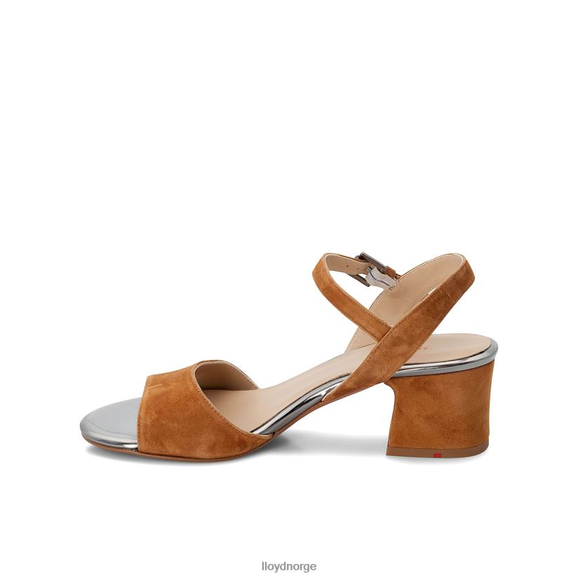 LLOYD semsket sandal kvinner sko brun 4X82ZP1174