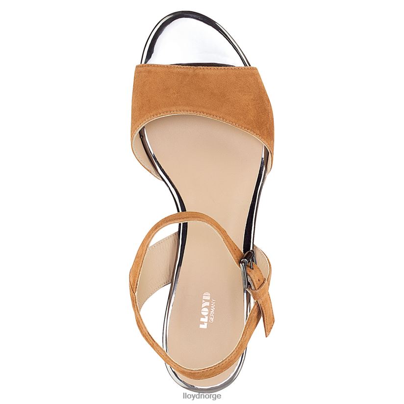 LLOYD semsket sandal kvinner sko brun 4X82ZP1174
