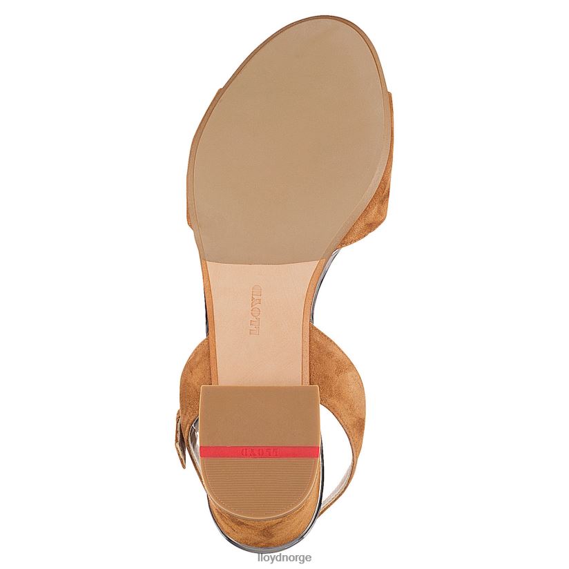 LLOYD semsket sandal kvinner sko brun 4X82ZP1174