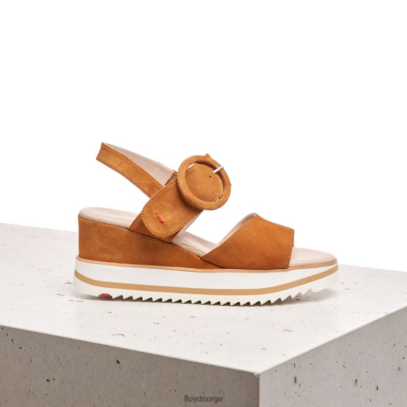 LLOYD semsket sandal kvinner sko brun 4X82ZP1214
