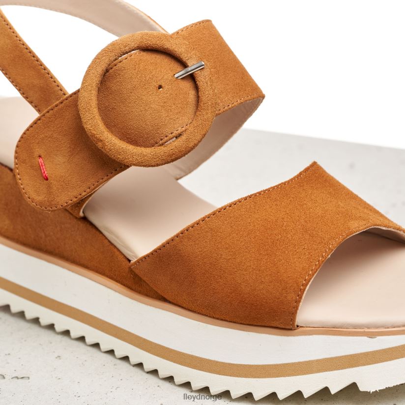 LLOYD semsket sandal kvinner sko brun 4X82ZP1214