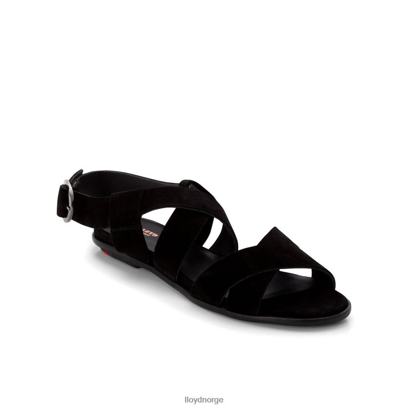 LLOYD semsket sandal kvinner sko svart 4X82ZP1239