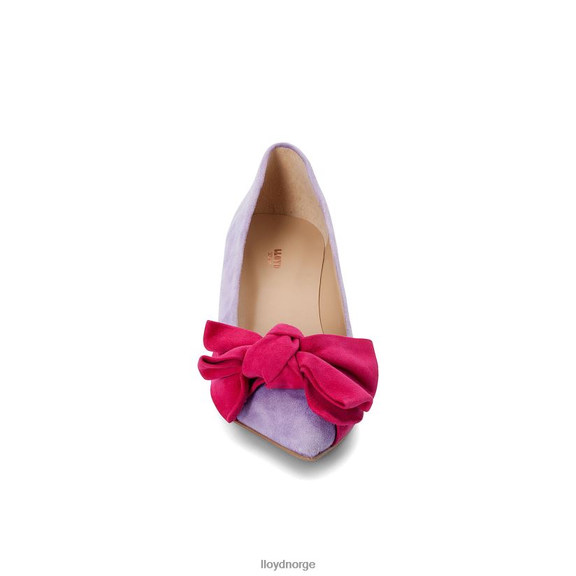 LLOYD semsket skinn pumper kvinner sko blå 4X82ZP1097