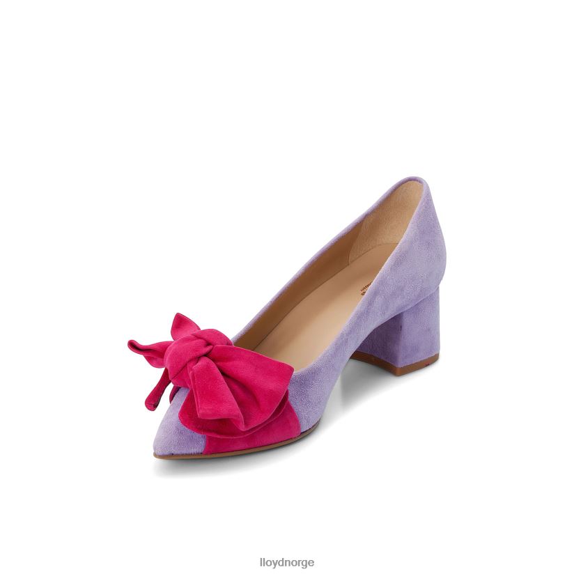 LLOYD semsket skinn pumper kvinner sko blå 4X82ZP1097