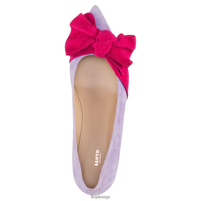 LLOYD semsket skinn pumper kvinner sko blå 4X82ZP1097