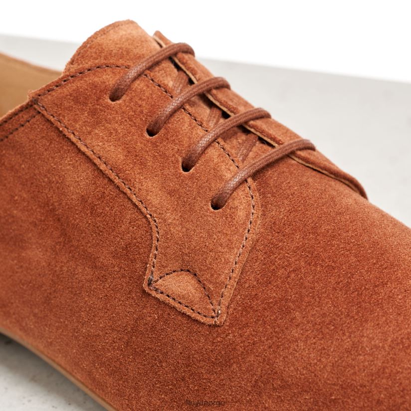 LLOYD semsket snøre halvsko kvinner sko brun 4X82ZP1185