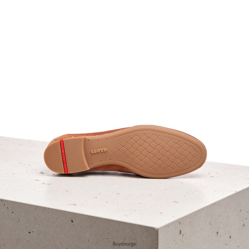 LLOYD semsket snøre halvsko kvinner sko brun 4X82ZP1185