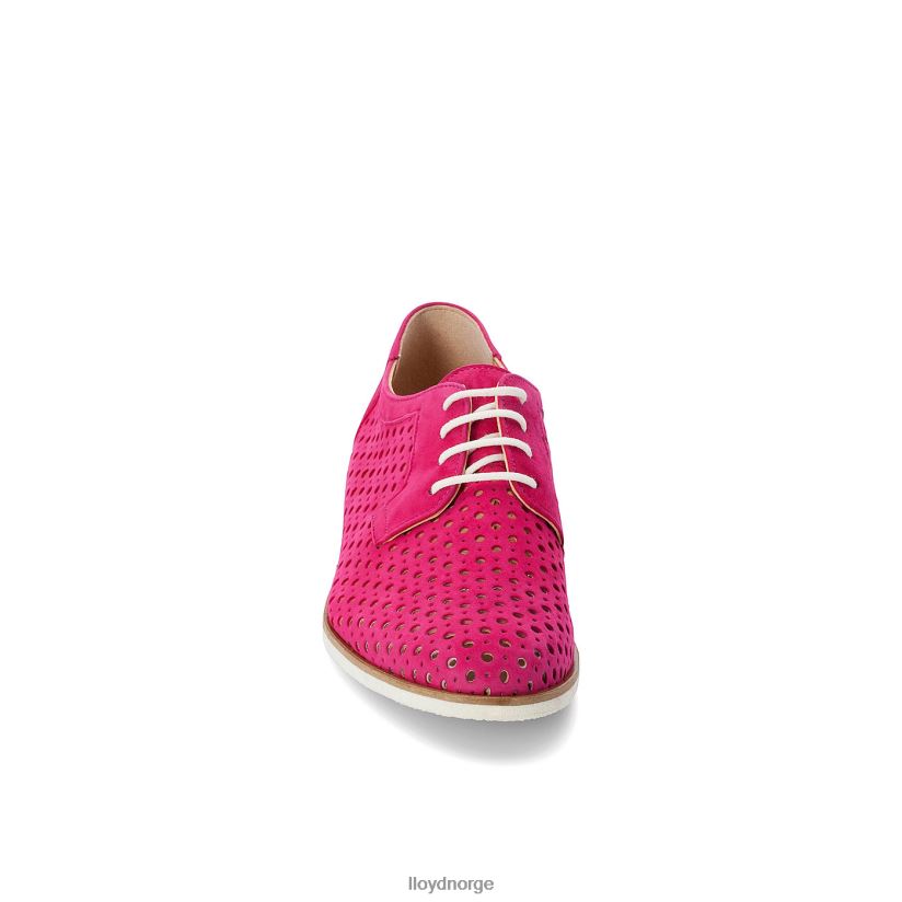 LLOYD semsket snøre halvsko kvinner sko rød 4X82ZP1359