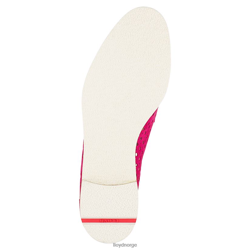 LLOYD semsket snøre halvsko kvinner sko rød 4X82ZP1359