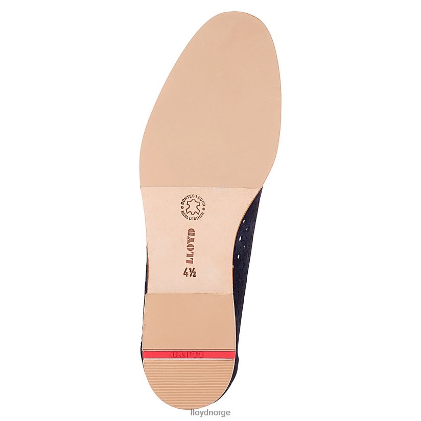 LLOYD semsket tøffel kvinner sko blå 4X82ZP1150