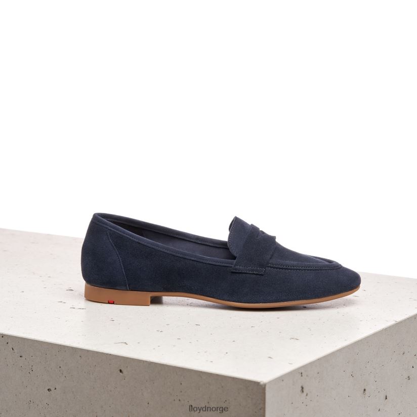 LLOYD semsket tøffel kvinner sko blå 4X82ZP1152