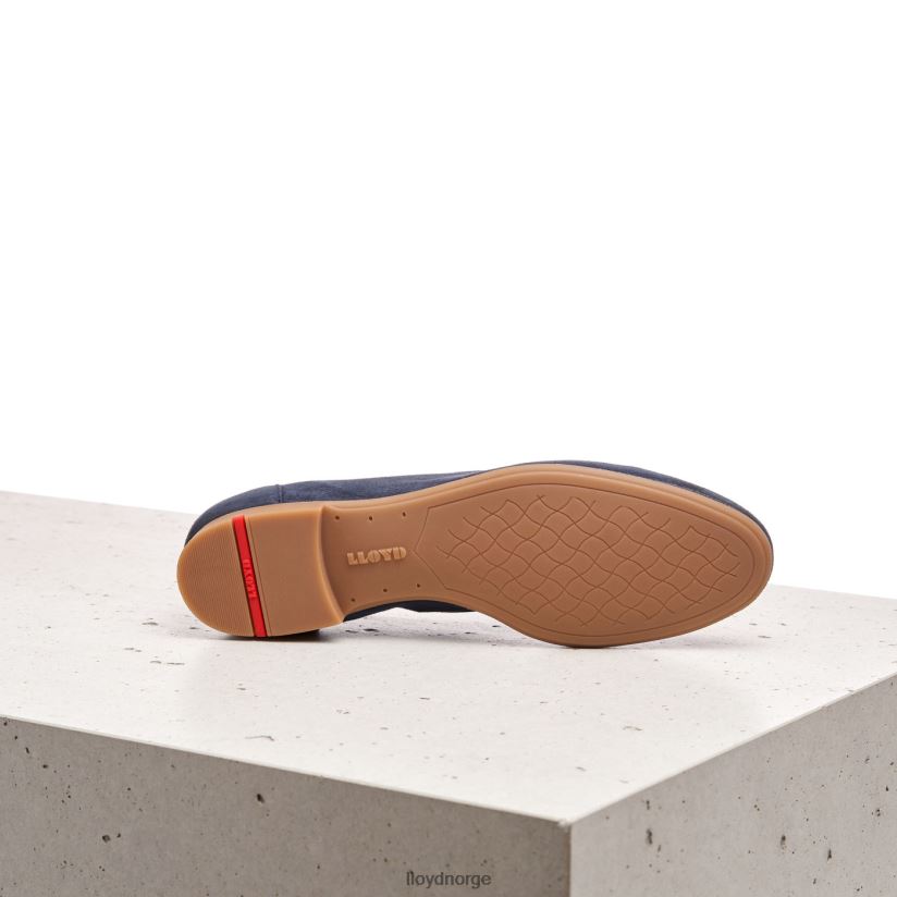 LLOYD semsket tøffel kvinner sko blå 4X82ZP1152