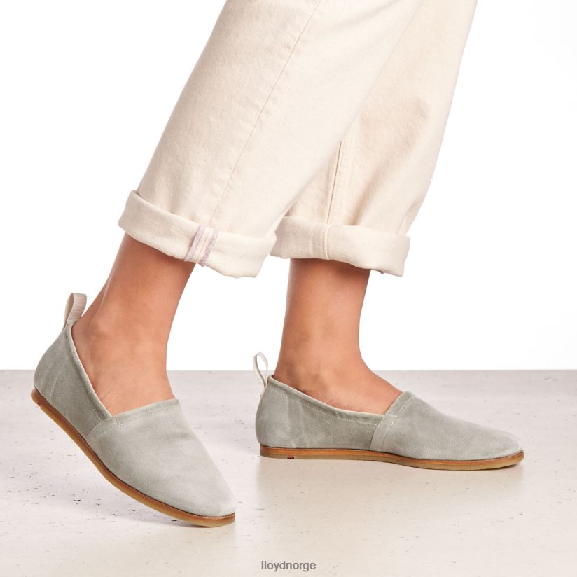 LLOYD semsket tøffel kvinner sko grønn 4X82ZP1125