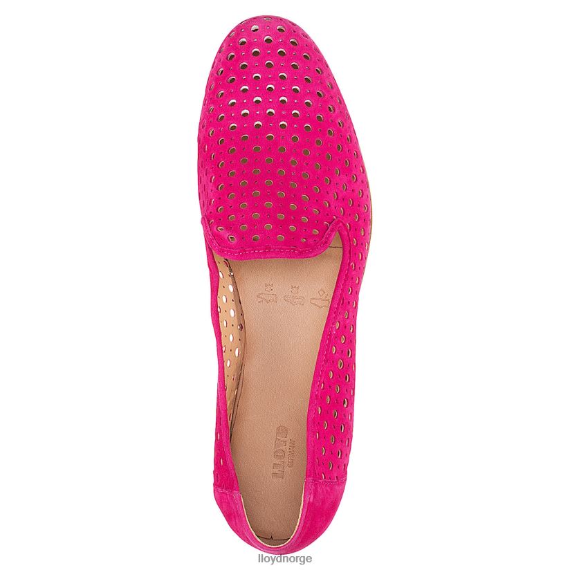 LLOYD semsket tøffel kvinner sko rød 4X82ZP1141