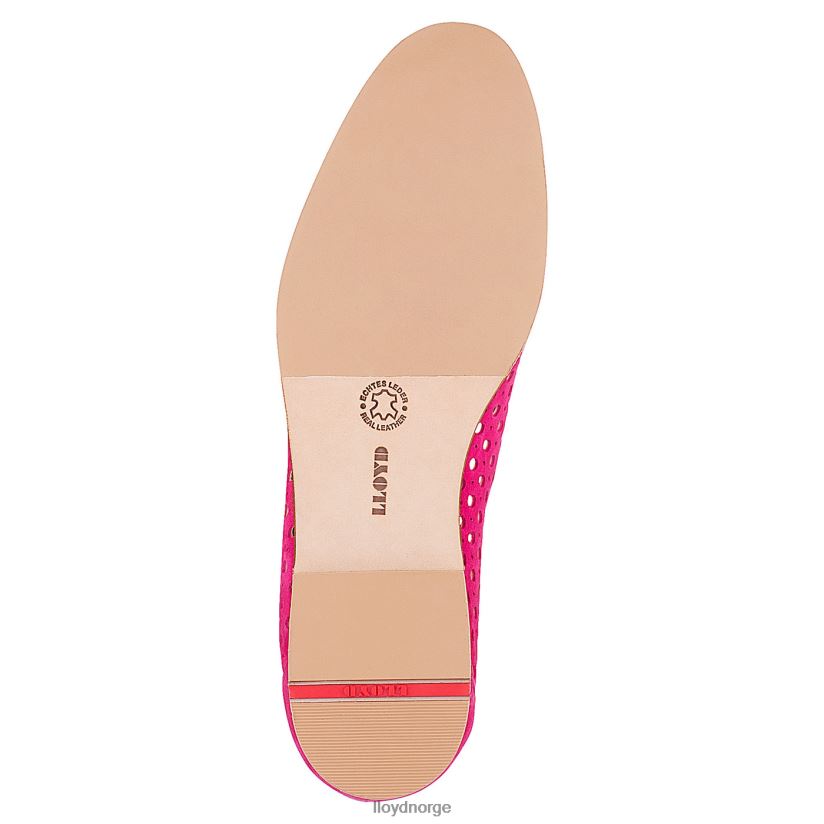 LLOYD semsket tøffel kvinner sko rød 4X82ZP1141