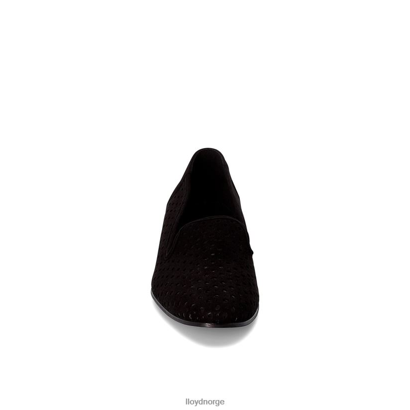 LLOYD semsket tøffel kvinner sko svart 4X82ZP1145