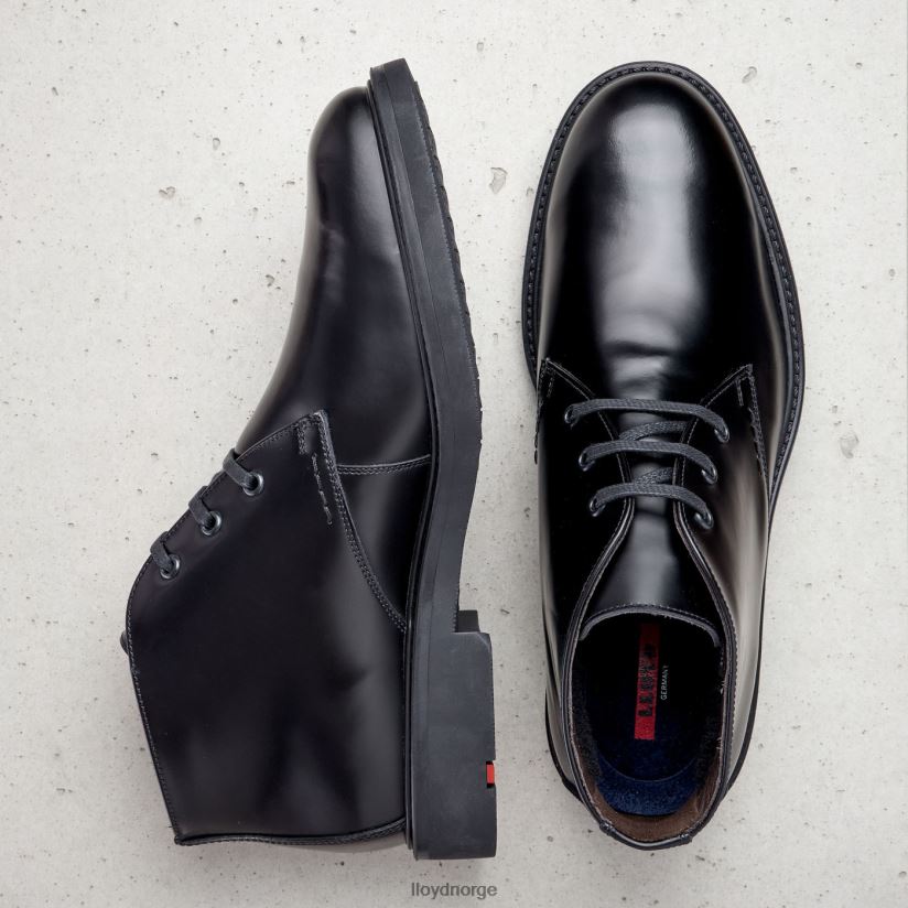 LLOYD skal menn sko svart 4X82ZP197