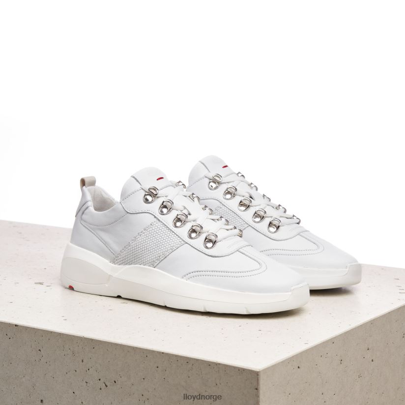 LLOYD skinn joggesko kvinner sko hvit 4X82ZP790
