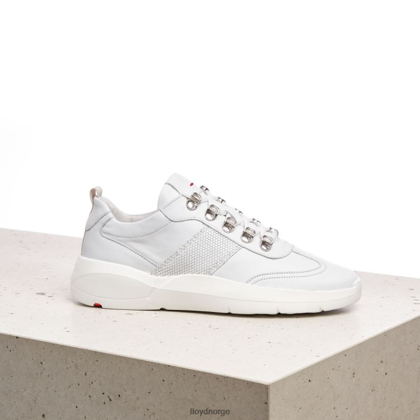 LLOYD skinn joggesko kvinner sko hvit 4X82ZP790