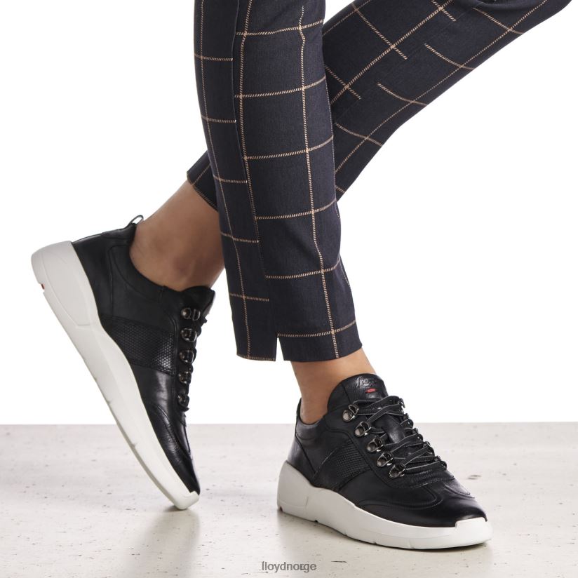 LLOYD skinn joggesko kvinner sko svart 4X82ZP834