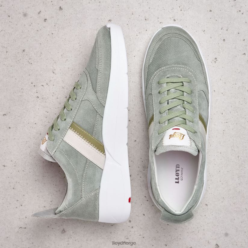 LLOYD skumle joggesko i skinn kvinner sko grønn 4X82ZP809