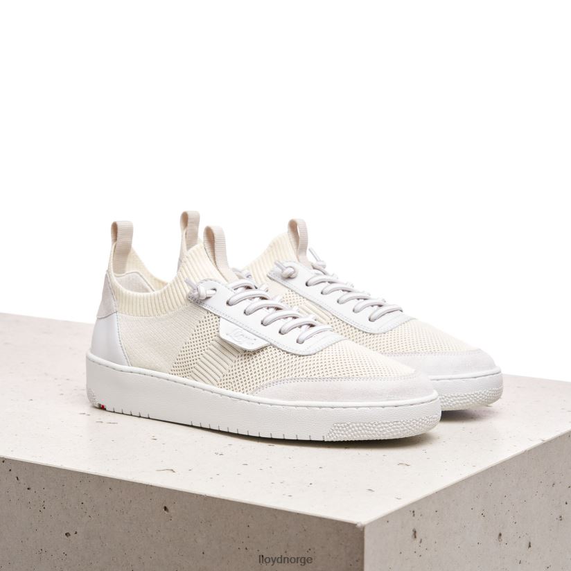 LLOYD skumle joggesko i skinn kvinner sko hvit 4X82ZP806
