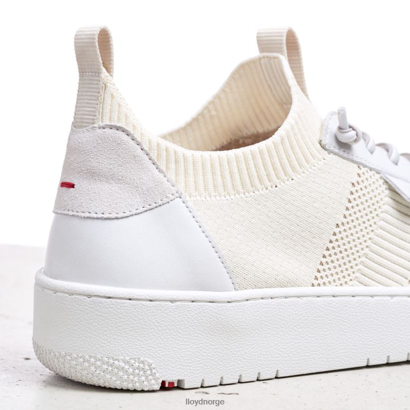 LLOYD skumle joggesko i skinn kvinner sko hvit 4X82ZP806