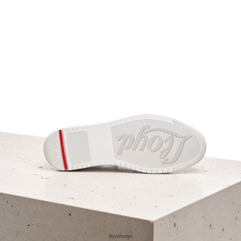 LLOYD skumle joggesko i skinn kvinner sko hvit 4X82ZP806