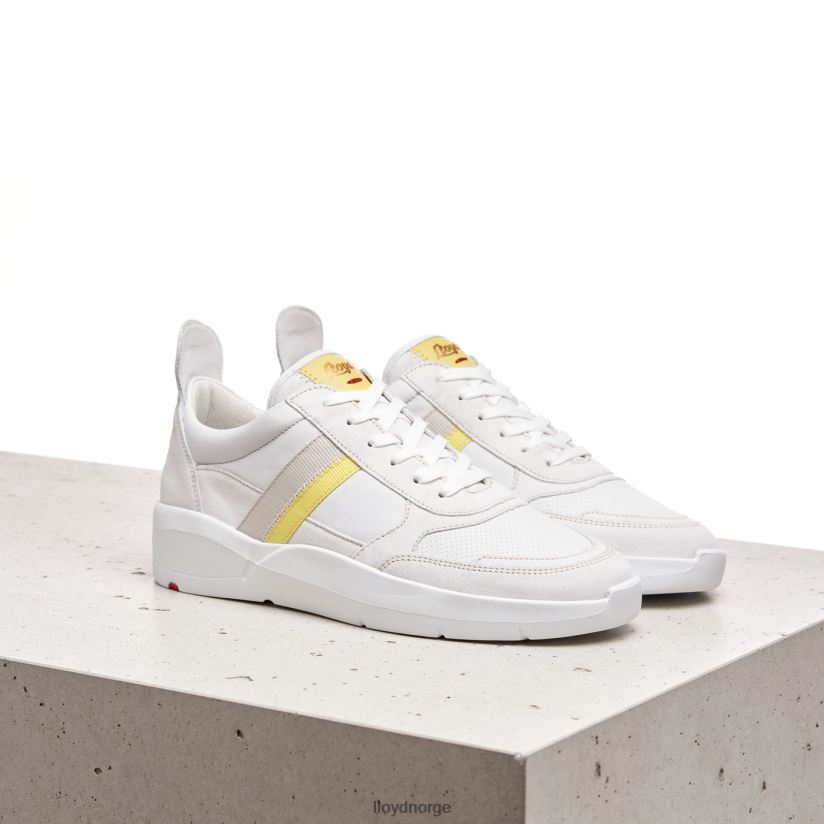 LLOYD skumle joggesko i skinn kvinner sko hvit 4X82ZP808