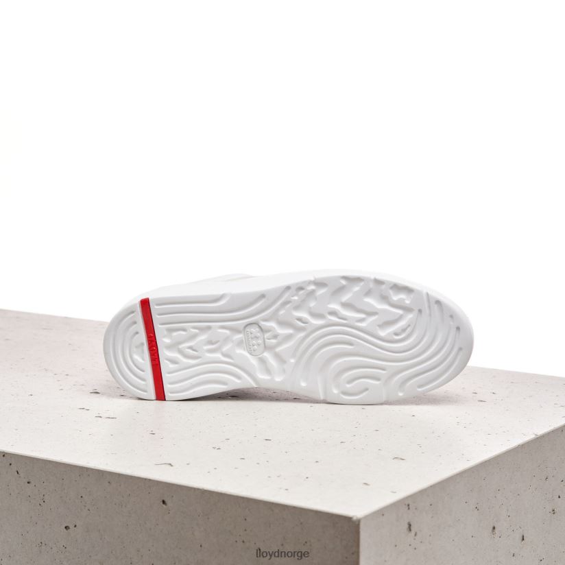 LLOYD skumle joggesko i skinn kvinner sko hvit 4X82ZP808