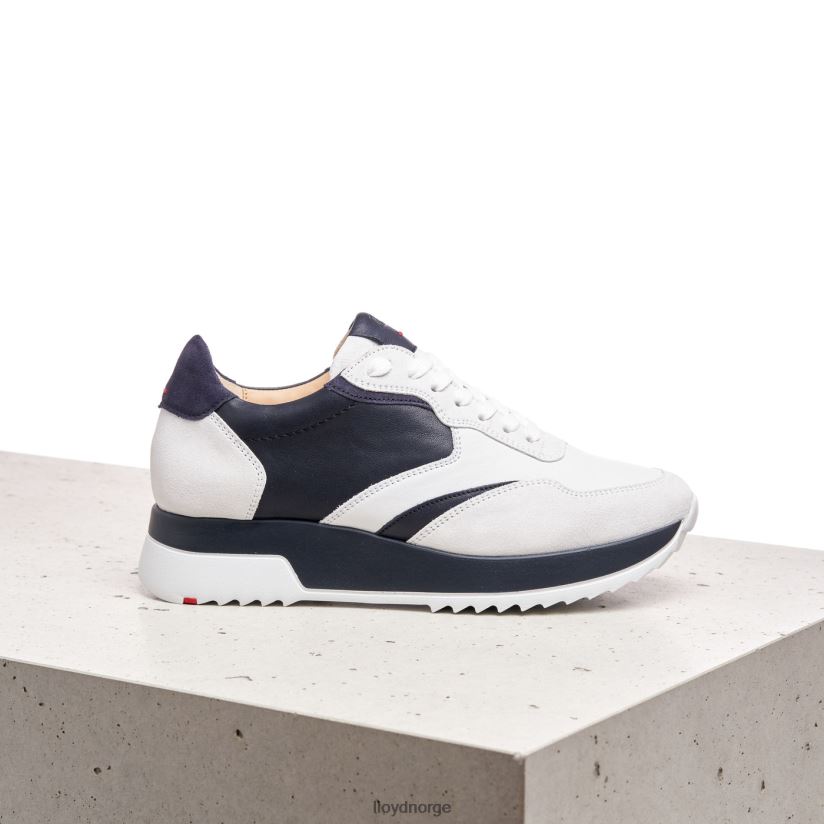 LLOYD skumle joggesko i skinn kvinner sko hvit 4X82ZP870