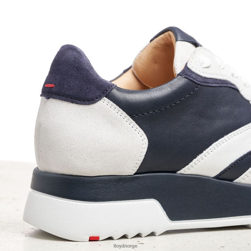 LLOYD skumle joggesko i skinn kvinner sko hvit 4X82ZP870