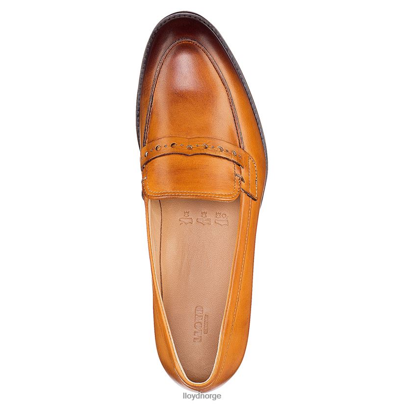 LLOYD slip-on tøffel i glatt skinn kvinner sko gul 4X82ZP1094