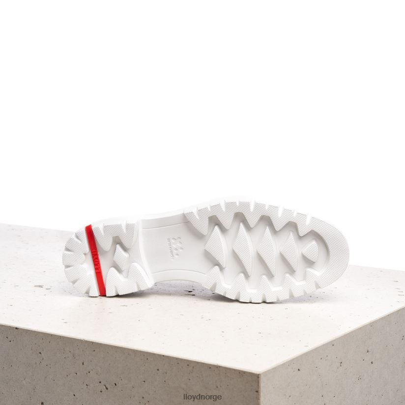 LLOYD slip-on tøffel i glatt skinn kvinner sko hvit 4X82ZP1011