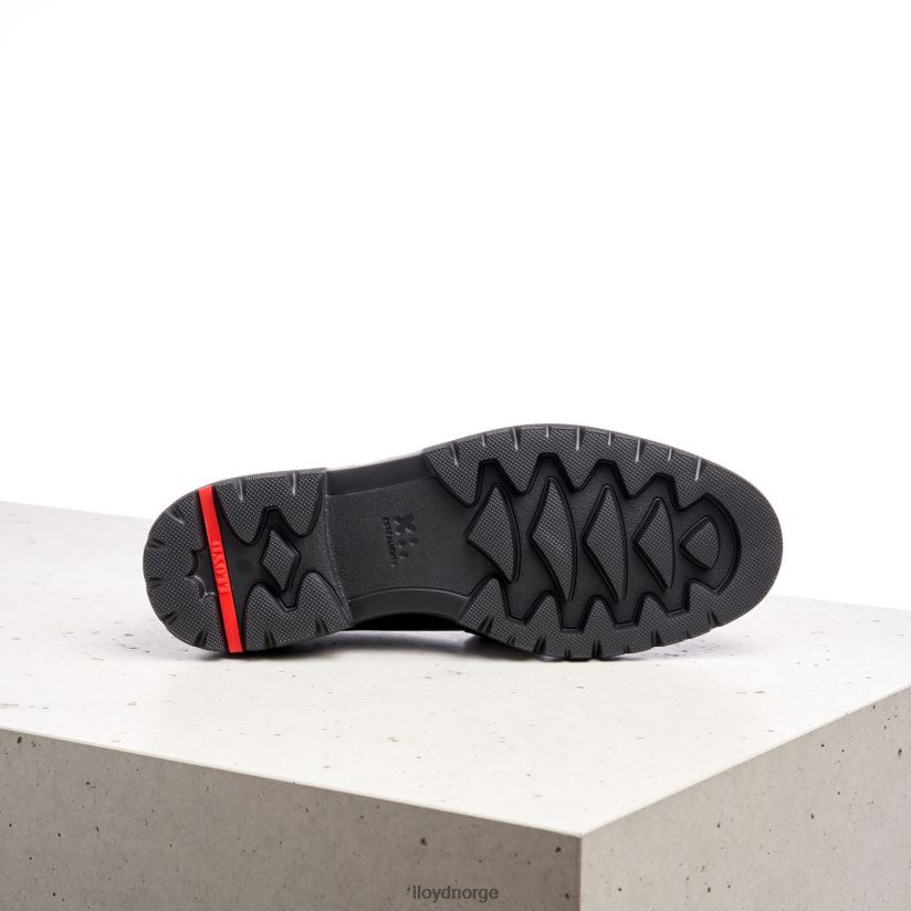 LLOYD slip-on tøffel i glatt skinn kvinner sko svart 4X82ZP1357