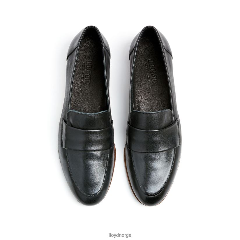 LLOYD slip-on tøffel i grovt skinn kvinner sko svart 4X82ZP1005