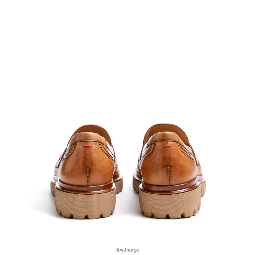 LLOYD slip på skinntøffel kvinner sko brun 4X82ZP1115