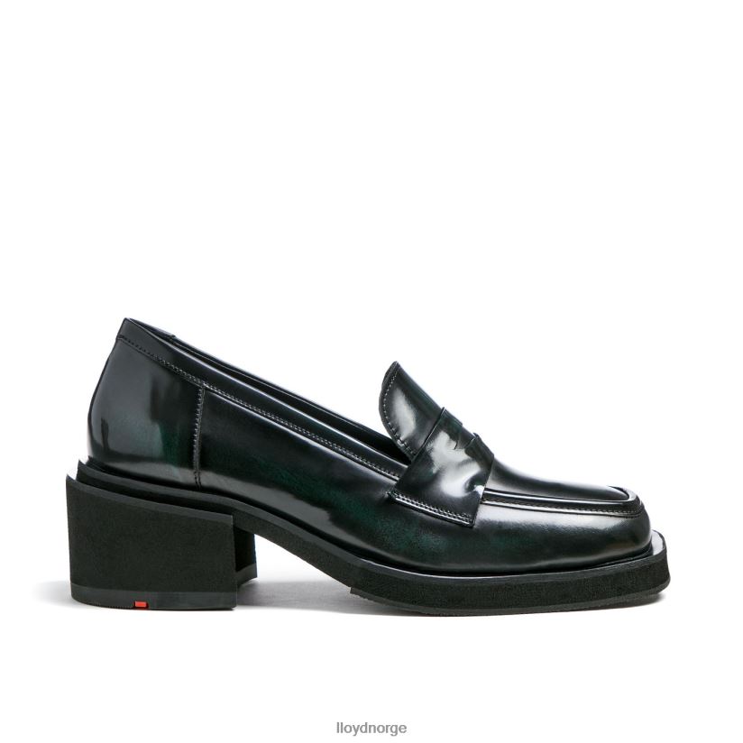 LLOYD slip på skinntøffel kvinner sko grønn 4X82ZP1114