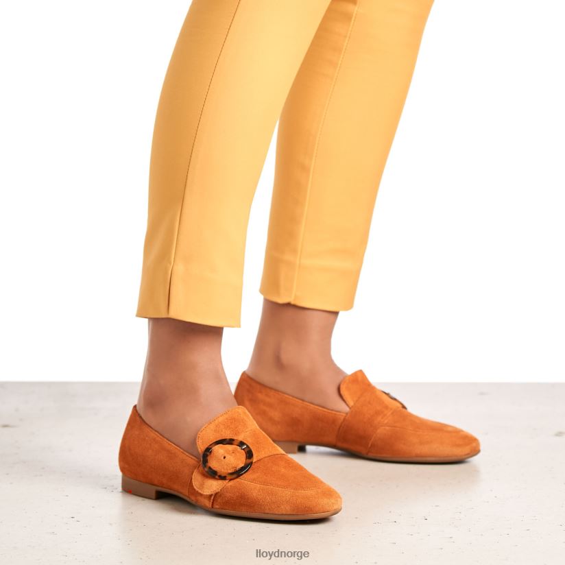 LLOYD slip på skinntøffel kvinner sko rød 4X82ZP1140