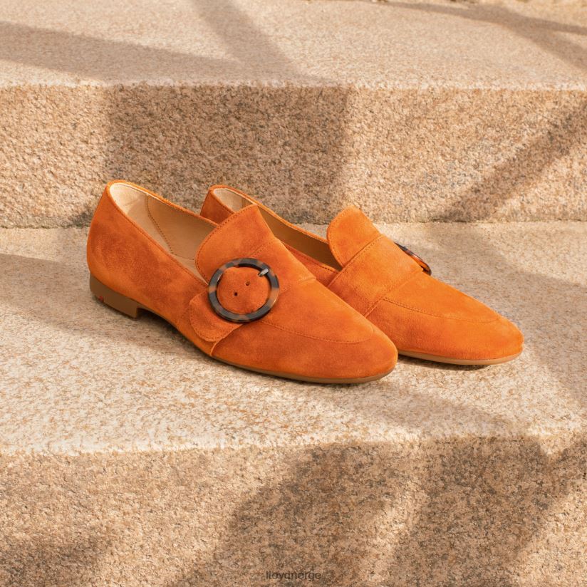 LLOYD slip på skinntøffel kvinner sko rød 4X82ZP1140