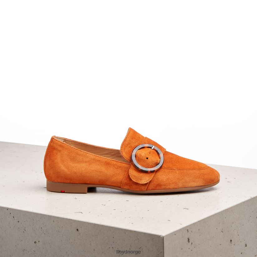 LLOYD slip på skinntøffel kvinner sko rød 4X82ZP1140