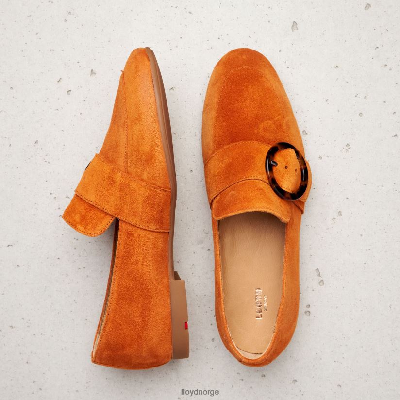 LLOYD slip på skinntøffel kvinner sko rød 4X82ZP1140