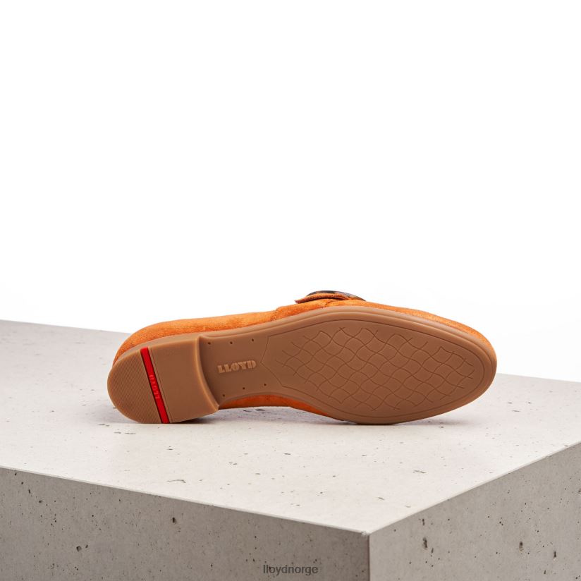 LLOYD slip på skinntøffel kvinner sko rød 4X82ZP1140