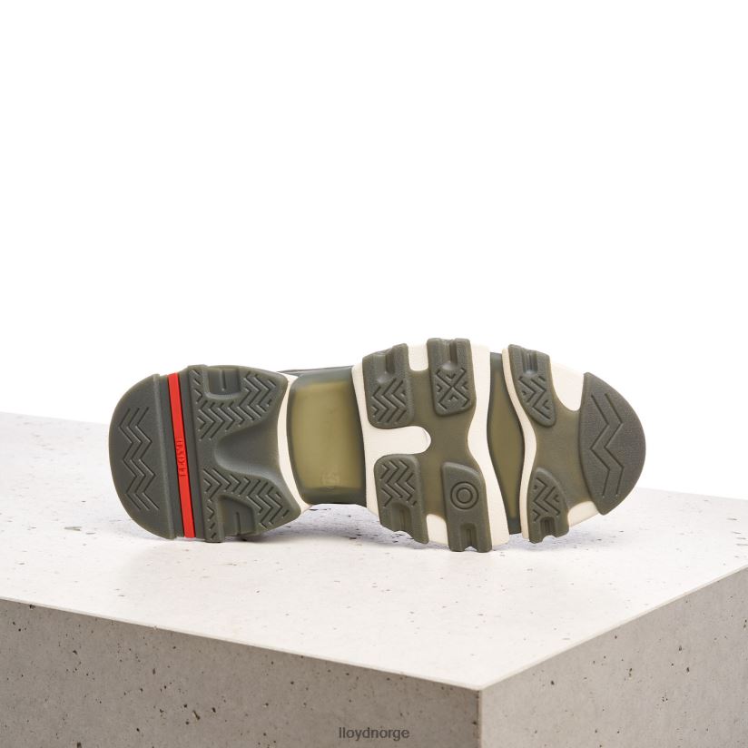 LLOYD sneakers i semsket skinn kvinner sko grønn 4X82ZP802