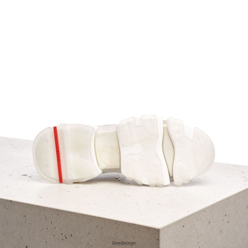 LLOYD sneakers i semsket skinn kvinner sko hvit 4X82ZP816