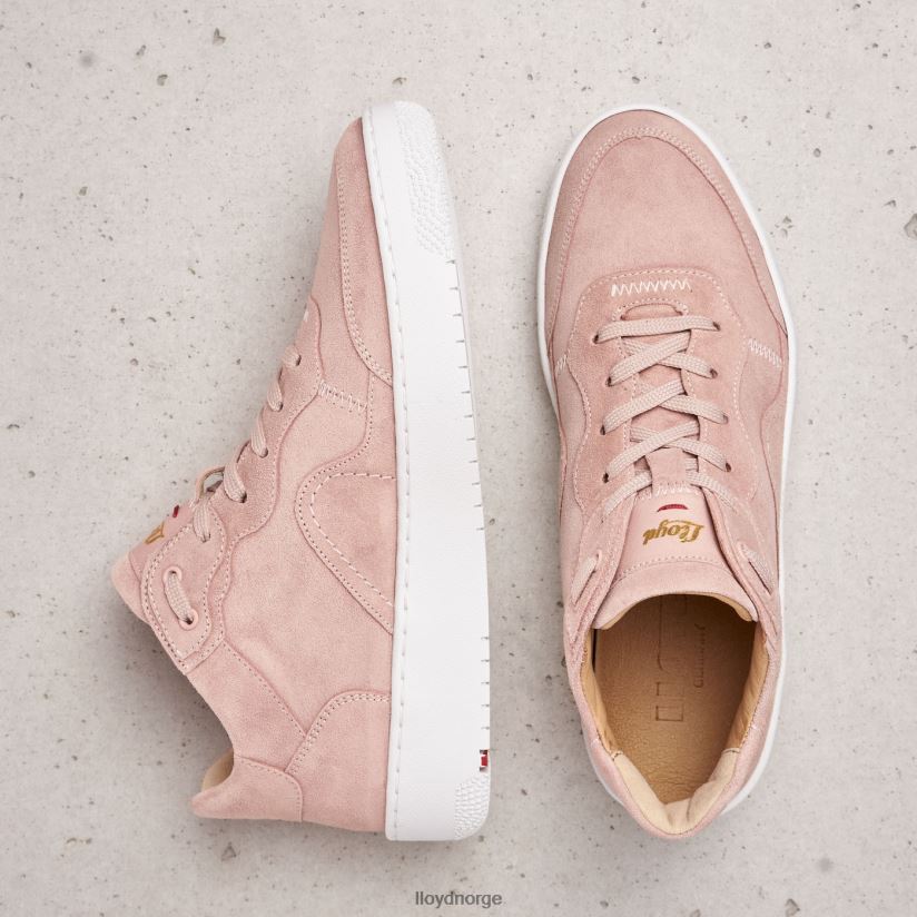 LLOYD sneakers i semsket skinn kvinner sko rosa 4X82ZP812