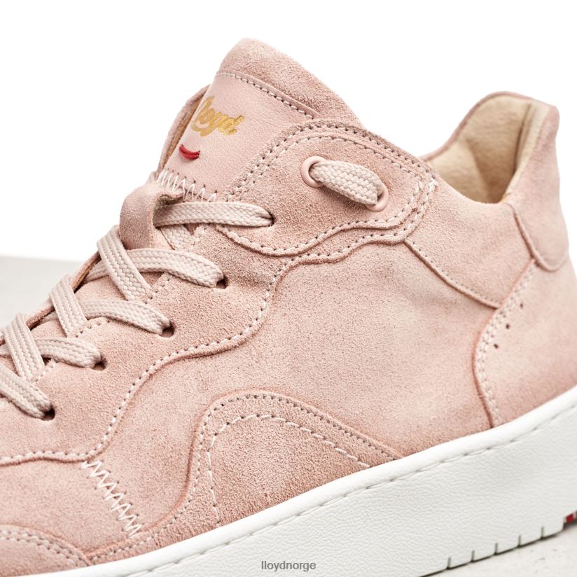 LLOYD sneakers i semsket skinn kvinner sko rosa 4X82ZP812