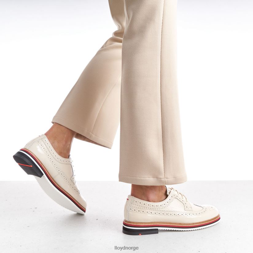 LLOYD snøre halve sko kvinner sko beige 4X82ZP1069