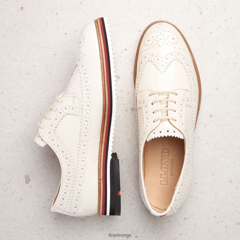 LLOYD snøre halve sko kvinner sko beige 4X82ZP1069