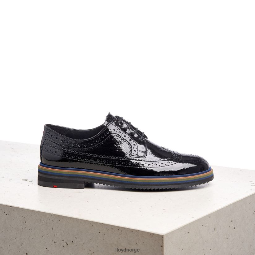 LLOYD snøre halve sko kvinner sko svart 4X82ZP1043